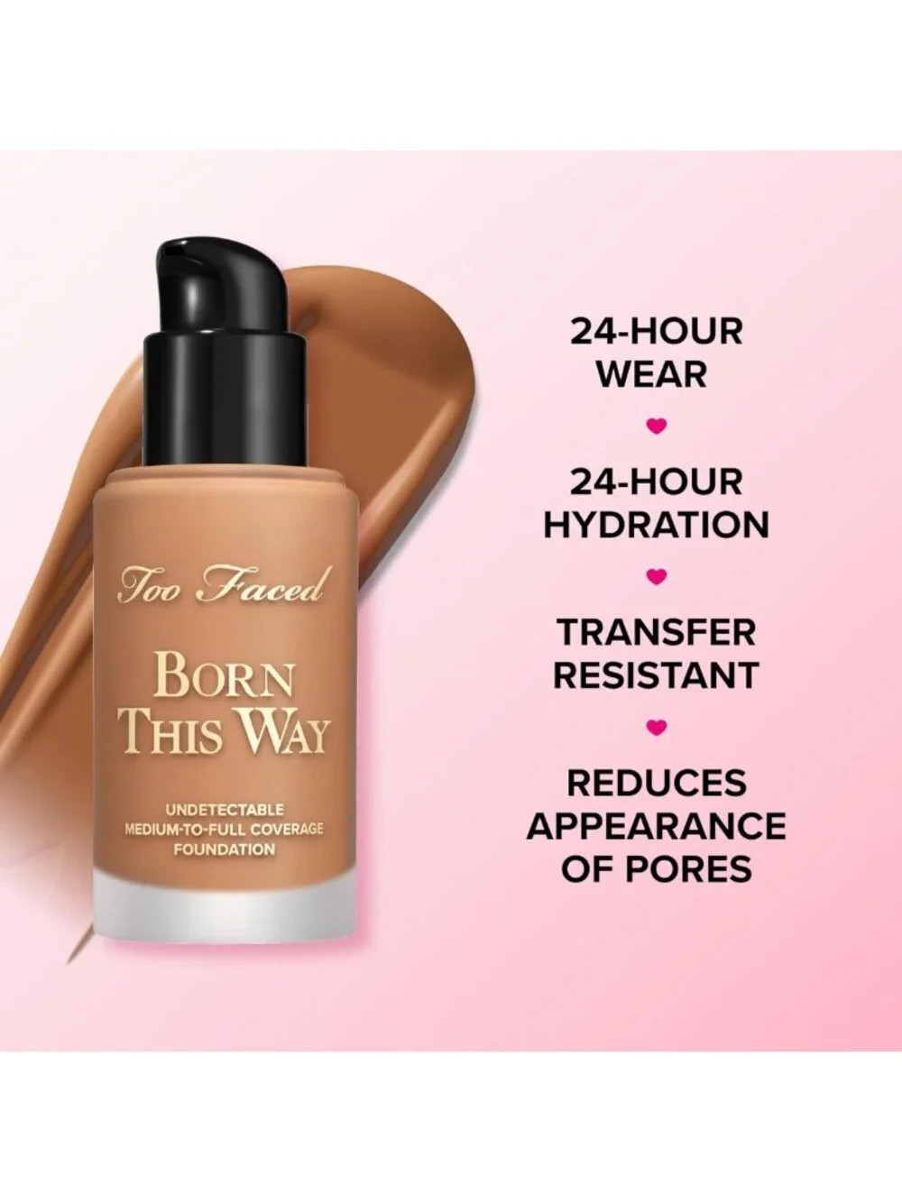 Natural Finish Longwear Liquid Foundation | Medium-To-Full Coverage | Hydrating